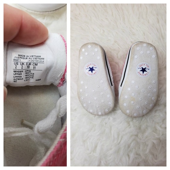 CHUCK TAYLOR ALL STAR FIRST STAR CRIB SHOES - Picture 8 of 8